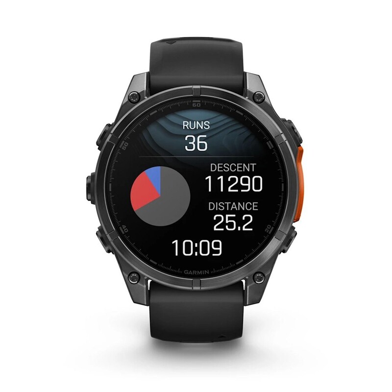 Смарт-часы Garmin Fenix 8 47mm AMOLED Slate Gray with Black Silicone Band (010-02904-00)