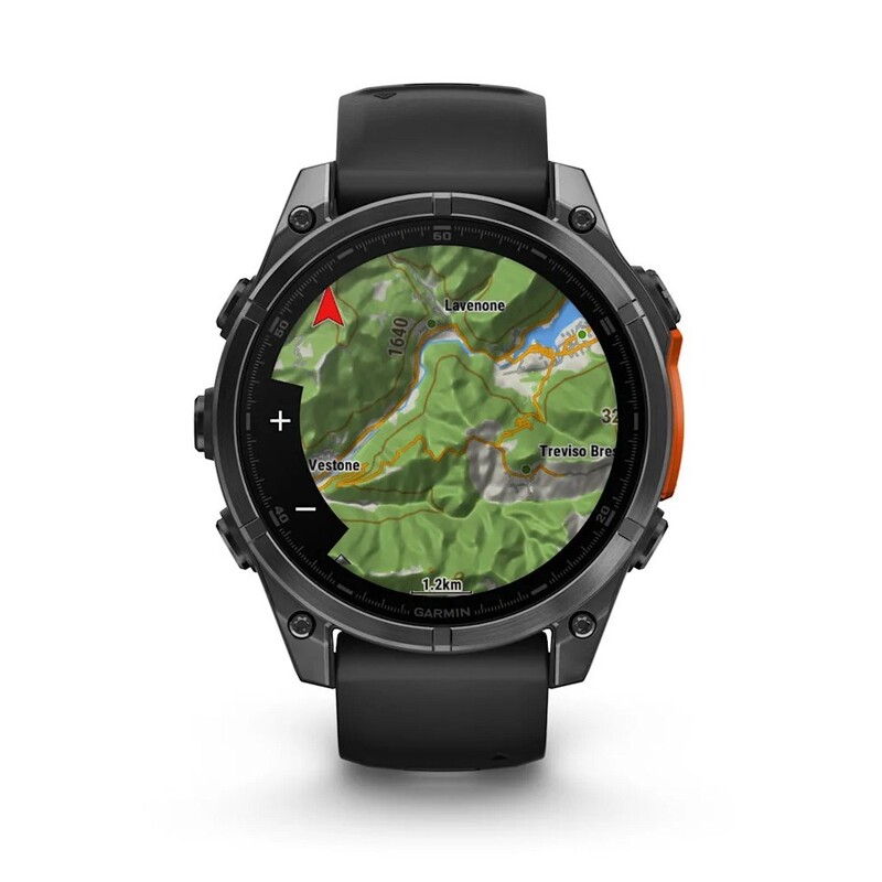 Смарт-часы Garmin Fenix 8 47mm AMOLED Slate Gray with Black Silicone Band (010-02904-00)