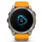 Фото - Смарт-годинник Garmin Fenix 8 51mm AMOLED Sapphire Titanium with Spark Orange/Graphite Silicone Band (010-02905-11) | click.ua