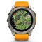 Фото - Смарт-годинник Garmin Fenix 8 51mm AMOLED Sapphire Titanium with Spark Orange/Graphite Silicone Band (010-02905-11) | click.ua