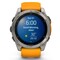 Фото - Смарт-годинник Garmin Fenix 8 51mm AMOLED Sapphire Titanium with Spark Orange/Graphite Silicone Band (010-02905-11) | click.ua