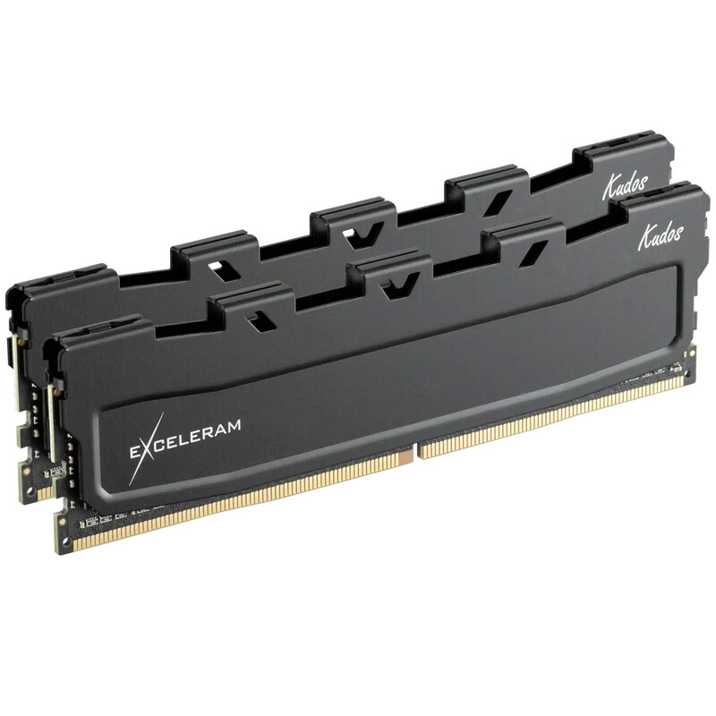 Модуль пам`ятi DDR4 2х16GB/3200 eXceleram Black Kudos (EKBLACK4323222XD)