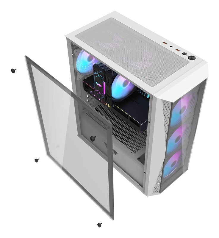 Корпус DarkFlash DK352 Plus White