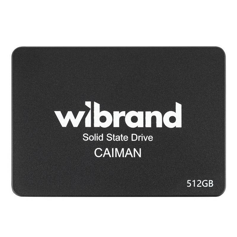 Накопичувач SSD 512GB Wibrand Caiman 2.5" SATA 3D NAND TLC (WI2.5SSD/CA512GB)