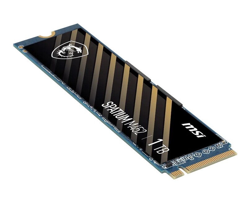 Накопитель SSD 1TB MSI Spatium M452 M.2 2280 PCIe 4.0 x4 NVMe 3D NAND TLC (S78-440L970-P83)