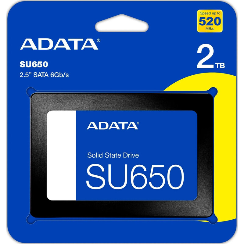 Накопитель SSD 2TB A-Data Ultimate SU650 2.5 SATAIII 3D NAND TLC (ASU650SS-2TT-R)
