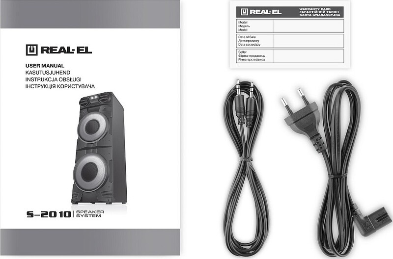 Акустическая система REAL-EL S-2010 Black