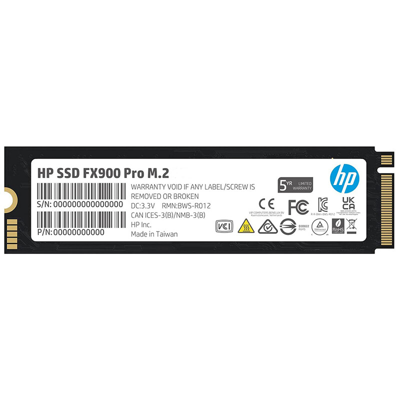 Накопичувач SSD 4 TB HP FX900 Pro M.2 2280 PCIe 4.0 x4 3D TLC (4A3U2AA)