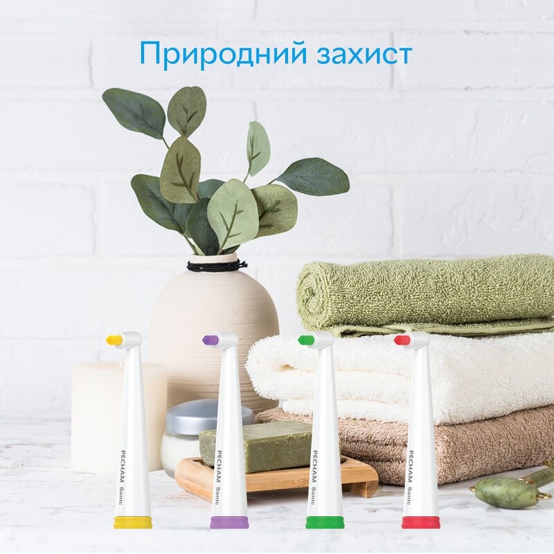 Насадки для зубной щетки Pecham Travel White (4820301550020)
