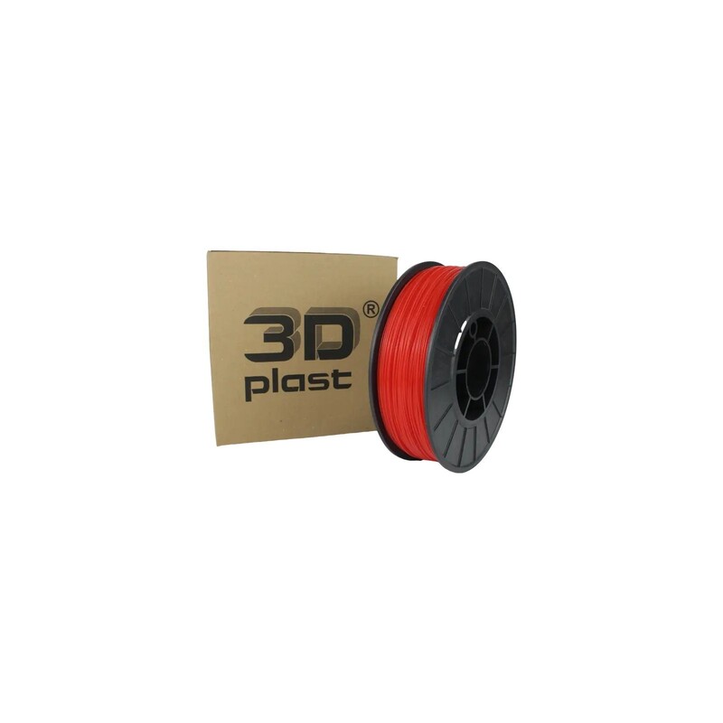 PLA-пластик 3Dplast для 3D-принтера 1.75 мм 0.85 кг, червоний (3DPLA17508RD)