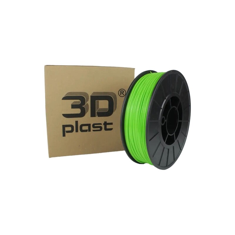 PLA-пластик 3Dplast для 3D-принтера 1.75 мм 0.85 кг, зелений (3DPLA17508HRB)