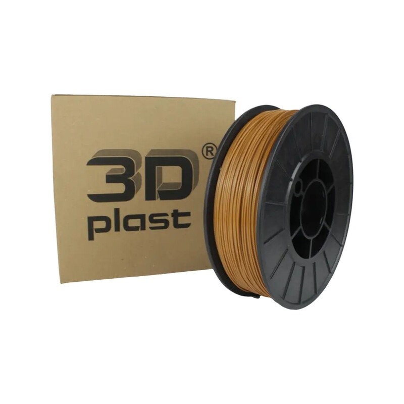 PLA-пластик 3Dplast для 3D-принтера 1.75 мм 0.85 кг, коричневый (3DPLA17508KYT)