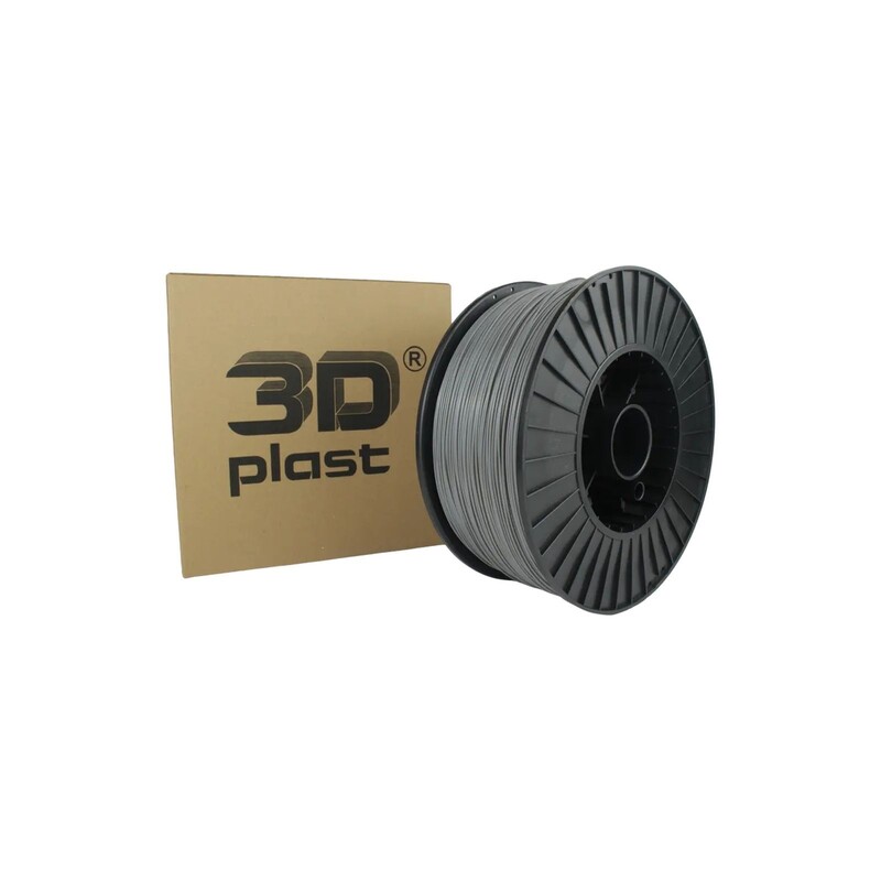 PLA-пластик 3Dplast для 3D-принтера 1.75 мм 3 кг, сірий (3DPLA1753GRE)