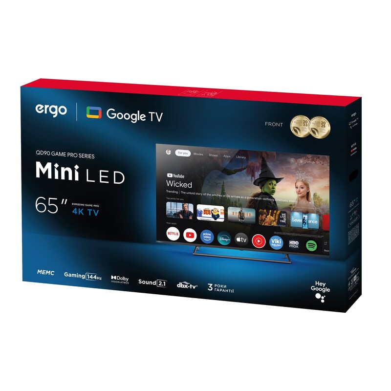 Телевізор Ergo 65MQD90 Game Pro