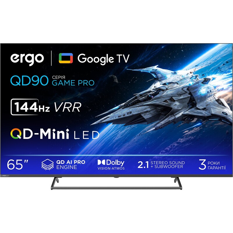 Телевізор Ergo 65MQD90 Game Pro