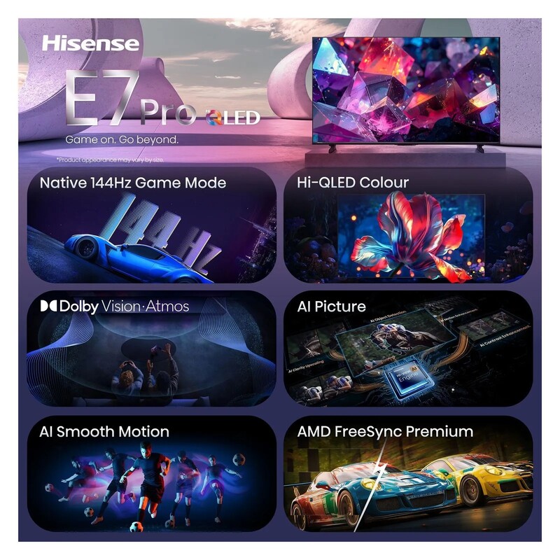Телевізор Hisense 55E7S Pro
