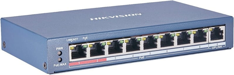 Коммутатор Hikvision DS-3E0109P-E(C)