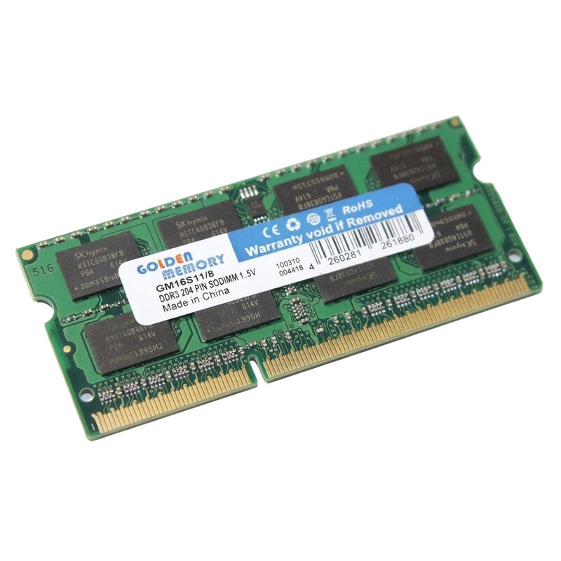 Модуль пам`ятi SO-DIMM DDR3 8GB/1600 Golden Memory (GM16S11/8)