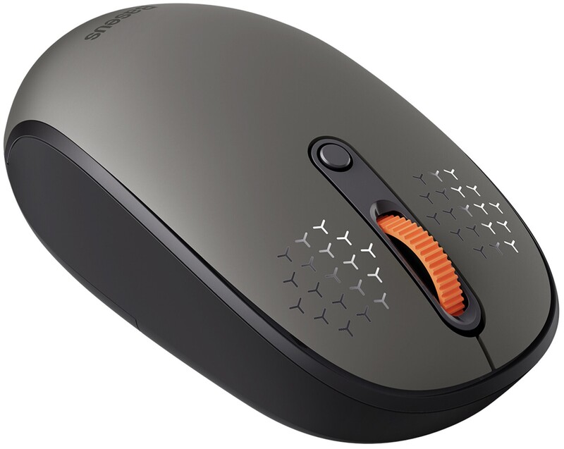 Миша бездротова Baseus F01B Tri-Mode Grey (B01055503833-00)