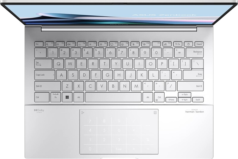 Ноутбук Asus Zenbook 14 OLED UX3405CA-ST1256 (90NB14W2-M01V30) Foggy Silver