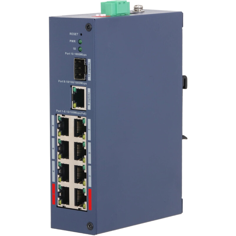 Комутатор Dahua DH-CHS4110-8ET-110 PoE
