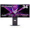 Фото - Монітор 34" LG UltraGear 34GX900A-B (34GX900A-B.ADRZ) OLED Black Curved 240Hz | click.ua