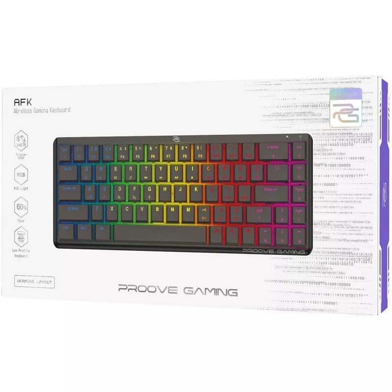 Клавіатура Proove Gaming AFK UA Black