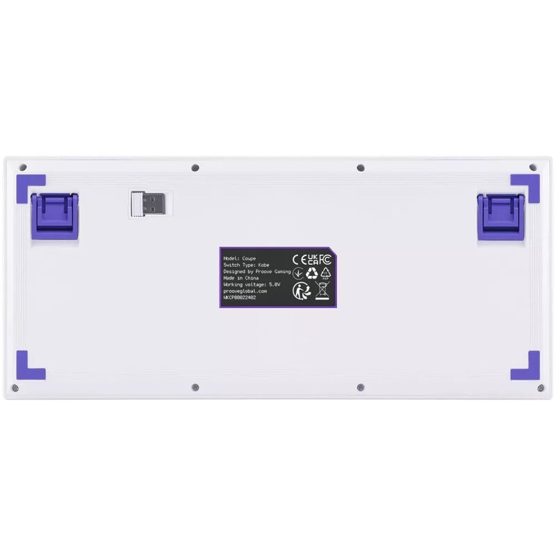 Клавіатура Proove Gaming Coupe UA White/Purple