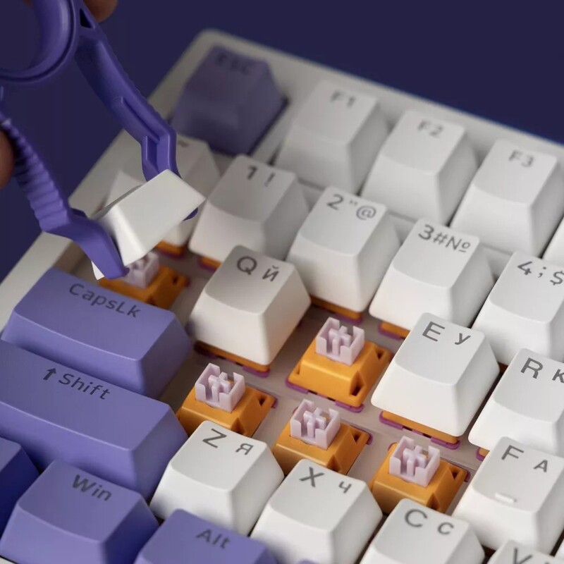 Клавіатура Proove Gaming Coupe UA White/Purple