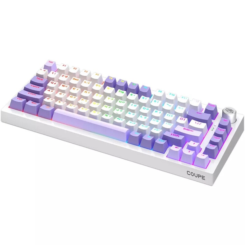 Клавіатура Proove Gaming Coupe UA White/Purple
