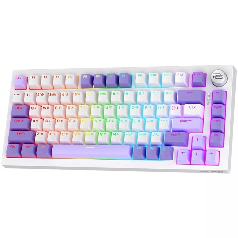 Клавіатура Proove Gaming Coupe UA White/Purple
