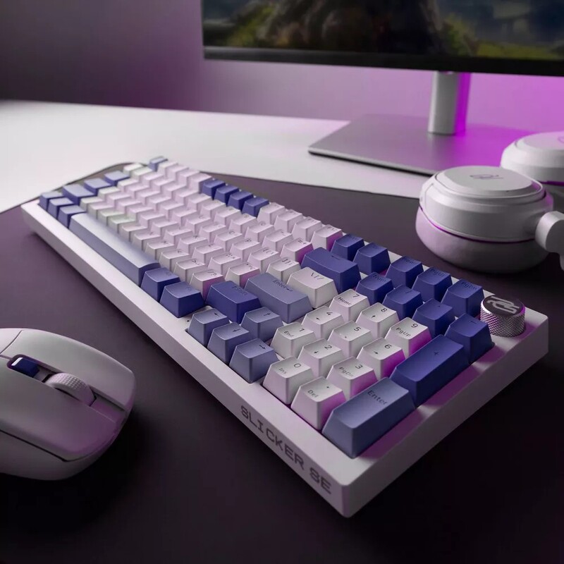 Клавіатура Proove Gaming Slicker Special Edition UA White/Purple