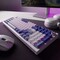 Фото - Клавіатура Proove Gaming Slicker Special Edition UA White/Purple | click.ua
