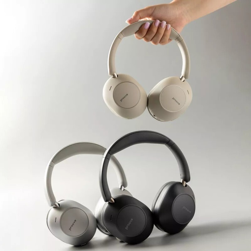 Bluetooth-гарнітура Proove Silence 3D with ANC Beige (HPSL00020007)