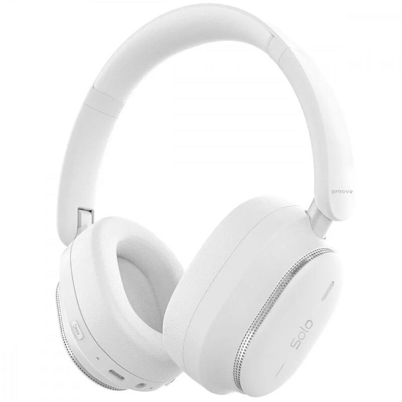 Bluetooth-гарнитура Proove Solo with ANC (APP) White (HPSL0001AP02)