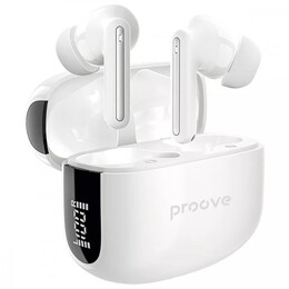 Bluetooth-гарнітура Proove Tempo TWS with ANC (APP) White (TWTM0001AP02)