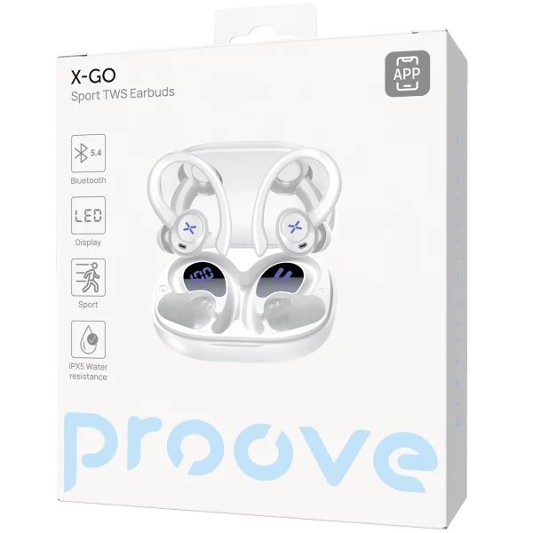 Bluetooth-гарнитура Proove X-Go TWS (APP) White (TWXG0001AP02)