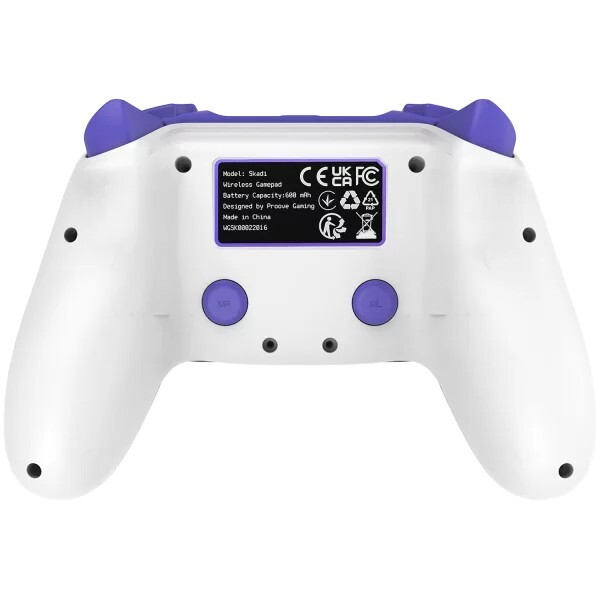 Геймпад бездротовий Proove Gaming Skadi White/Purple
