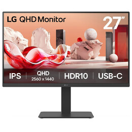 Монітор 27" LG 27BA65QB-B (27BA65QB-B.ADRZ) IPS Black 100Hz