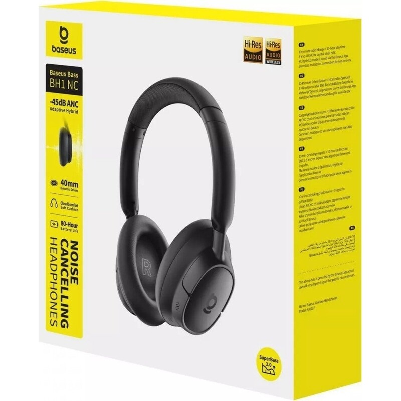 Bluetooth-гарнітура Baseus Bass BH1 NC Black (A0203703)