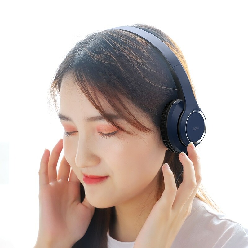 Bluetooth-гарнітура Hoco W28 Journey Blue (29861)