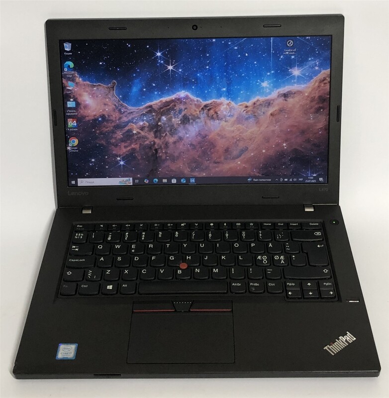 Ноутбук Lenovo ThinkPad L470 / 14" (1366х768) / i7-7500U / 16GB / 256GB SSD / AMD Radeon R5 M330, 2GB / 4G/LTE / Win10Pro / сканер відбитка - Б/в