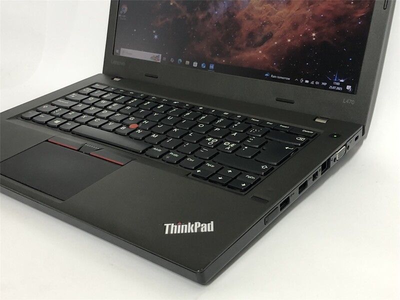 Ноутбук Lenovo ThinkPad L470 / 14" (1366х768) / i7-7500U / 16GB / 256GB SSD / AMD Radeon R5 M330, 2GB / 4G/LTE / Win10Pro / сканер відбитка - Б/в