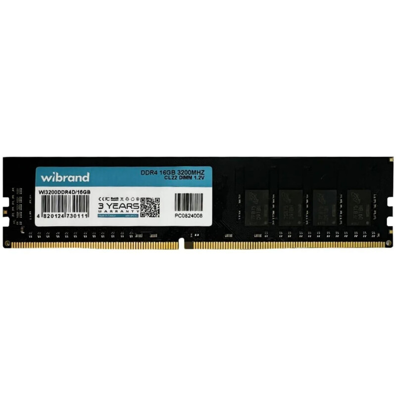 Модуль пам`ятi DDR4 16GB/3200 Wibrand (WI3200DDR4D/16GB)
