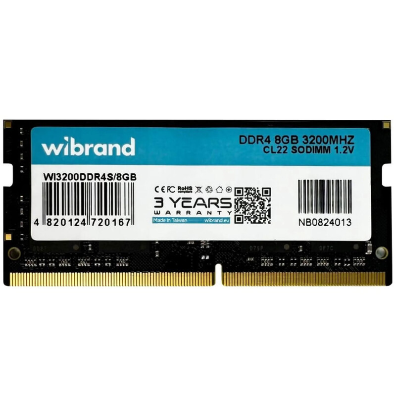 Модуль пам`ятi DDR4 8GB/3200 Wibrand (WI3200DDR4S/8GB)