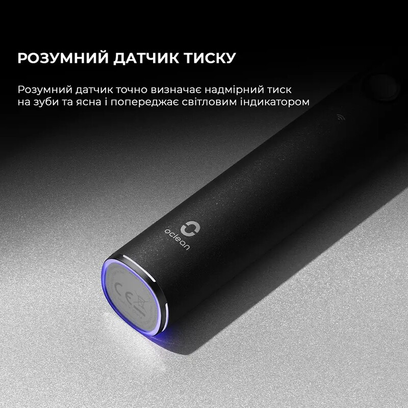 Умная зубная электрощетка Oclean X Ultra 20 Electric Toothbrush Black (6970810557121)