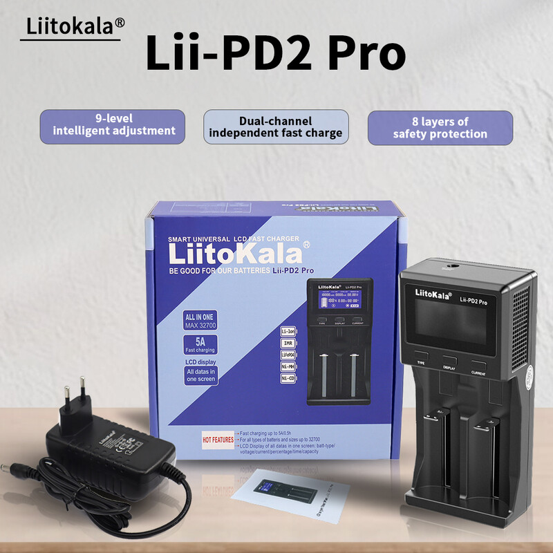 Зарядний пристрій Liitokala Lii-PD2 Pro