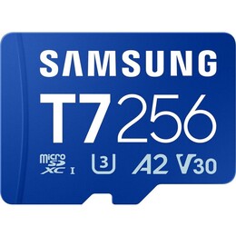Карта памяти MicroSDXC 256GB UHS-I/U3 A2 Class 10 Samsung T7 (MB-MB256T/WW)
