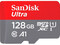 Фото - Карта пам`ятi MicroSDXC 128GB UHS-I Class 10 SanDisk Ultra A1 + SD Adapter (SDSQUAB-128G-GN6IA) | click.ua