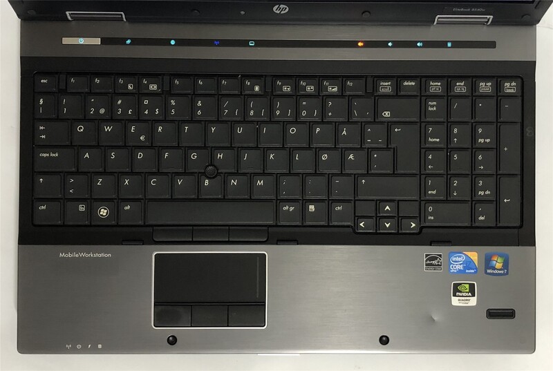 Ноутбук HP Elitebook 8540w / 15.6" FullHD / i7-620M / 8GB / 500GB HDD / NVidia Quadro FX 880M, 1GB / Win10Pro / сканер відбитка - Б/в